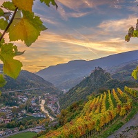 traumhafte Aussicht von den Weinbergen (c) Rene Gruber (Tourismusverein Klausen)