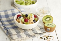 Haferbrei mit Green Kiwi / Zespri Kiwi Haferbrei mit Green Kiwi / Zespri Kiwi
