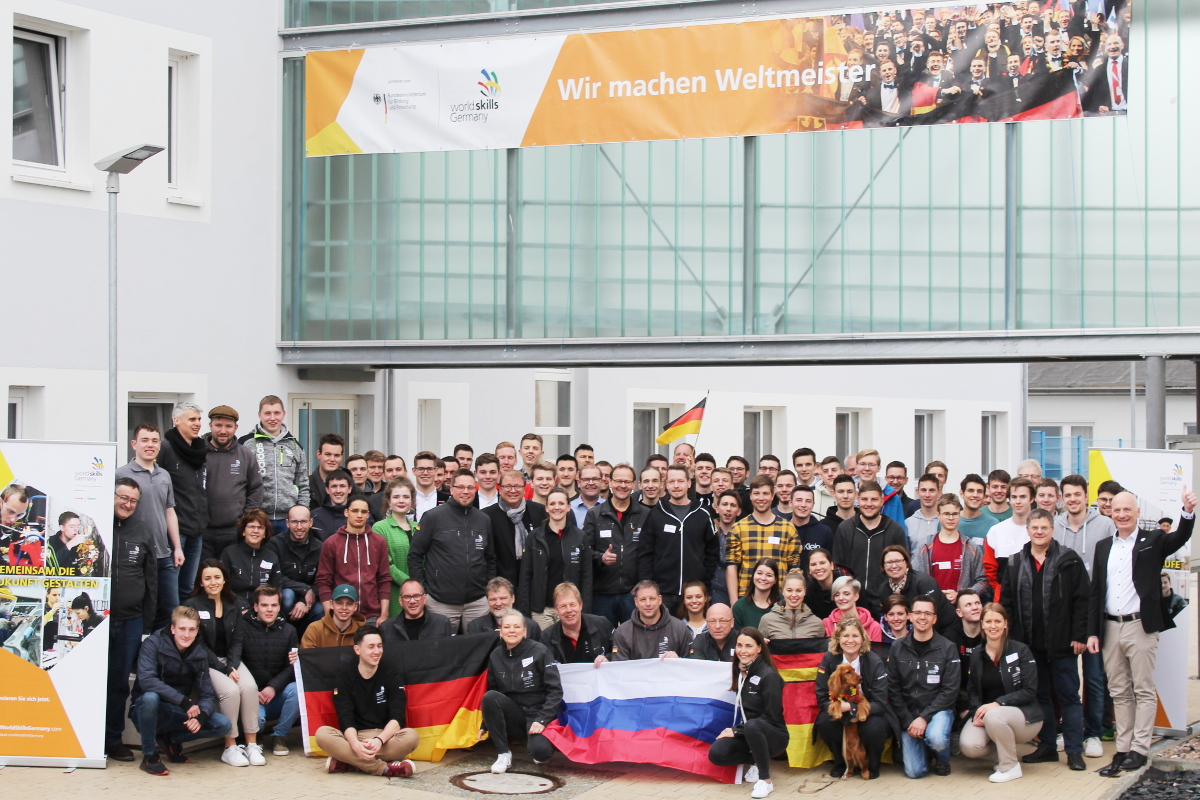Team Germany beim 1. Vorbereitungstreffen im BiW Bau Erfurt im März 2019. Team Germany beim 1. Vorbereitungstreffen im BiW Bau Erfurt im März 2019.