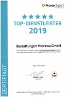 Auszeichnung als Top Dienstleister 2019