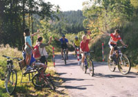 Radfahren im Sommer Radfahren im Sommer