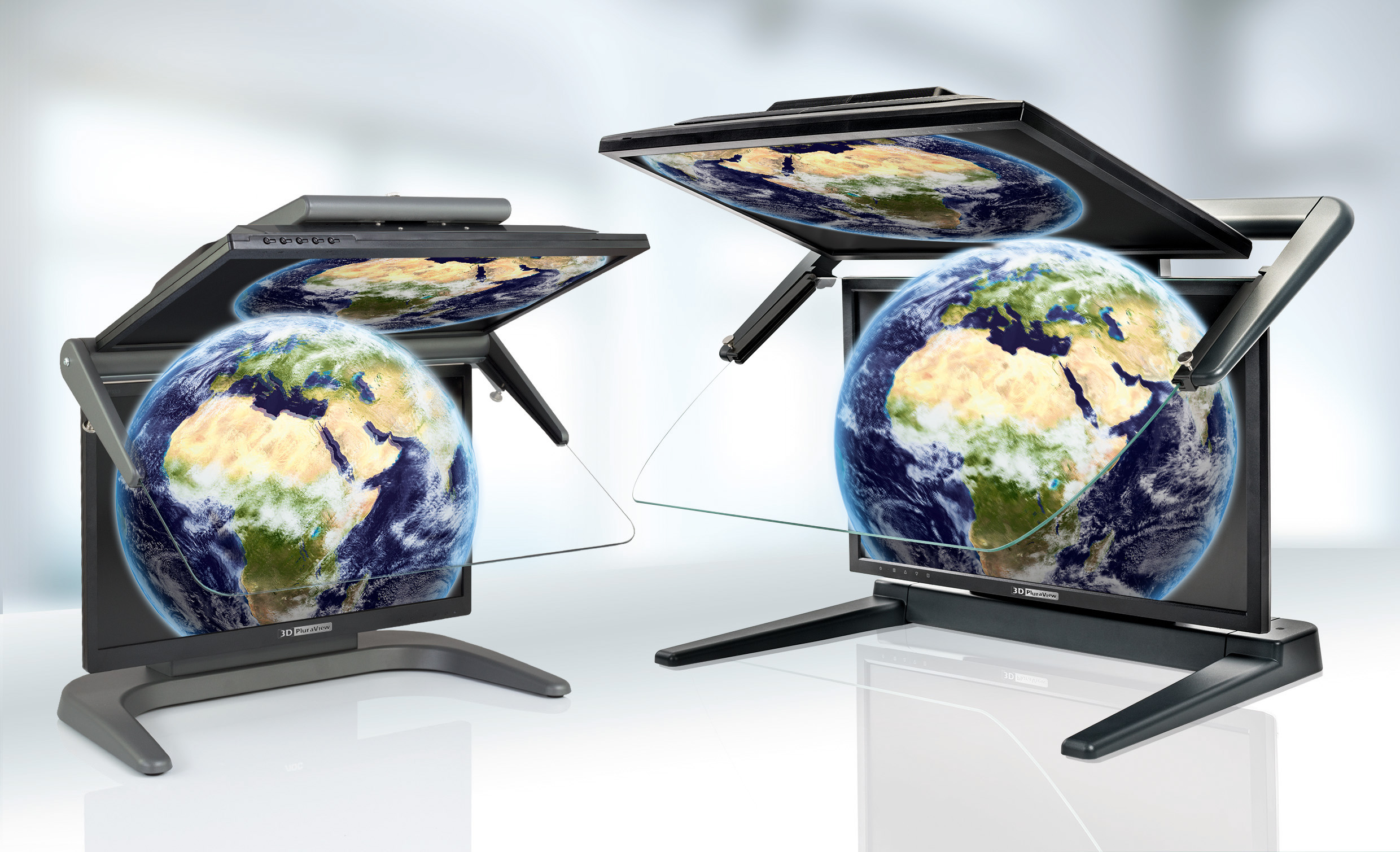 Passive Stereo Monitor 3D PluraView: ab sofort in zwei Gehäuseformen und drei Auflösungen erhältlich Passive Stereo Monitor 3D PluraView: ab sofort in zwei Gehäuseformen und drei Auflösungen erhältlich