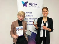 Natalia Biedulski und Elena Sztochay Sigfox Germany