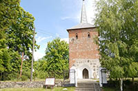 Dorfkirche nahe des Lenné-Parks in Rusowo. Foto: Carsten Wolf/Travel-Netto