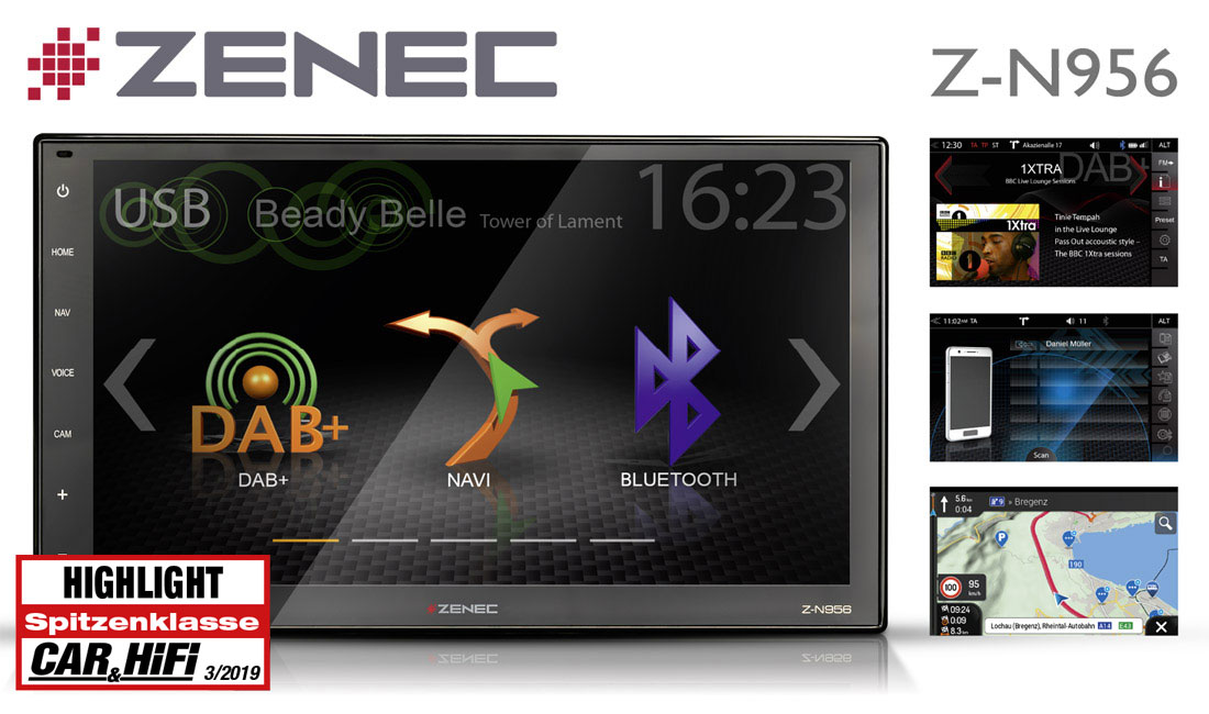 Z-N956: Test Highlight Infotainmentpaket Z-N956: Test Highlight Infotainmentpaket