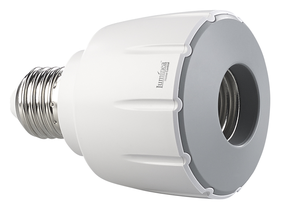 Luminea Home Control Smarte WLAN-E27-Lampenfassung, für Amazon Alexa& Google Assistant www.pearl Luminea Home Control Smarte WLAN-E27-Lampenfassung, für Amazon Alexa& Google Assistant www.pearl