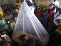 Informationskampange gegen Malaria in Kamerun