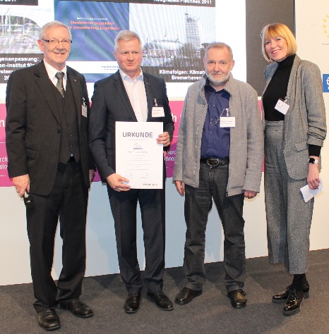 v.l.n.r.: Hans-Rüdiger Munzke, Thomas Schley, Tschöpe, Ulrike Dolle