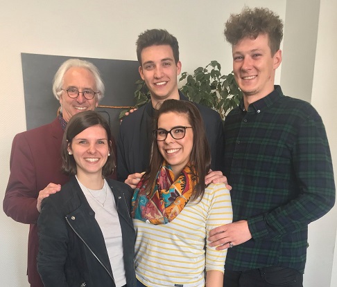 Prof. Hans R. Kaufmann, Carolin Kaiser, Kalina Dimitrova, Philip Stockreiser, Mark Reiserer.
