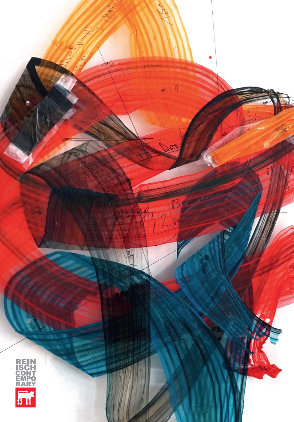 Joseph Marsteurer, o.T. (Ausschnitt), 2018, Acrylfarbe auf Acrylglas Joseph Marsteurer, o.T. (Ausschnitt), 2018, Acrylfarbe auf Acrylglas