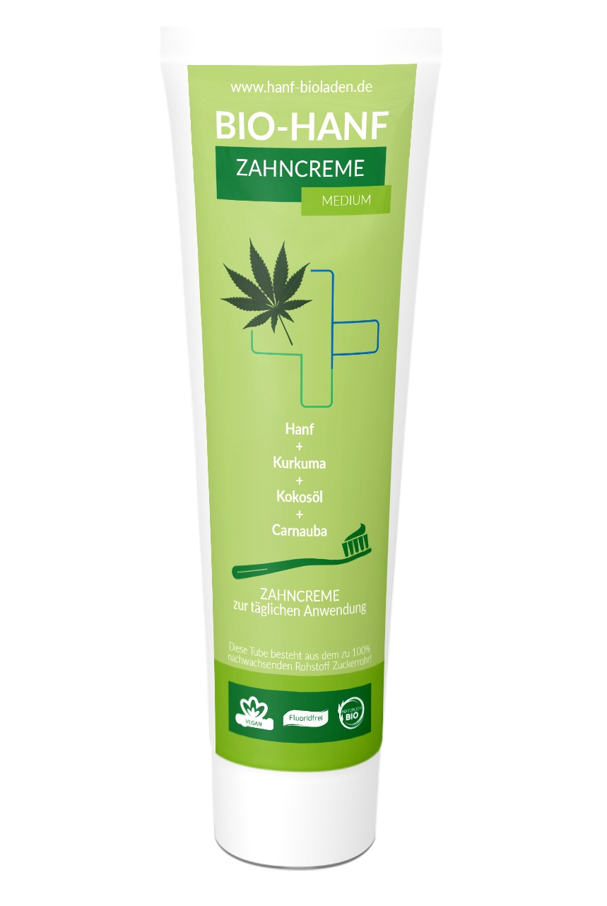 Hanf in aller Munde: Die neue BIO-HANF-Zahncreme ist da! (Bildquelle: DCI Cannabis Institut GmbH) Hanf in aller Munde: Die neue BIO-HANF-Zahncreme ist da! (Bildquelle: DCI Cannabis Institut GmbH)