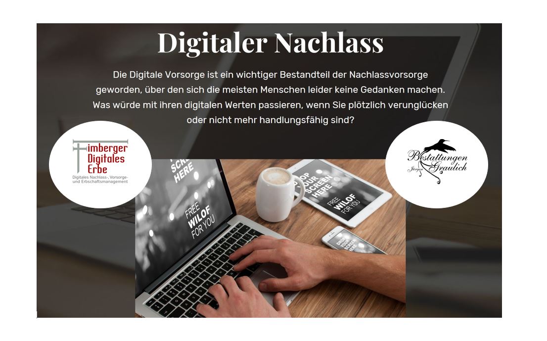 Digitales Erbe Fimberger & Jürgen Graulich Bestattungen Digitales Erbe Fimberger & Jürgen Graulich Bestattungen