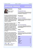 Newsletter SERVICE TRENDS 022019