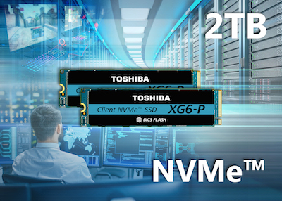Die XG6-P-SSD-Serie. (Quelle: Toshiba Memory Europe) Die XG6-P-SSD-Serie. (Quelle: Toshiba Memory Europe)