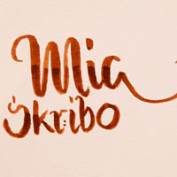 MiaSkribo-Logo mit Brushlettering erstellt MiaSkribo-Logo mit Brushlettering erstellt