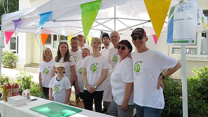 Accor Grillteam auf dem Planet 21 Day in Hamburg