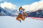 Maskottchen beim Biathlon Weltcup (Ruhpolding Tourismus GmbH)