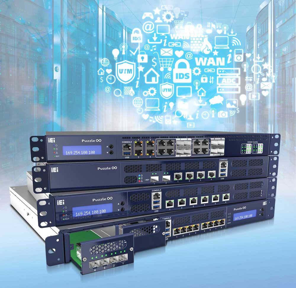 1U-Rack-Netzwerk-Server