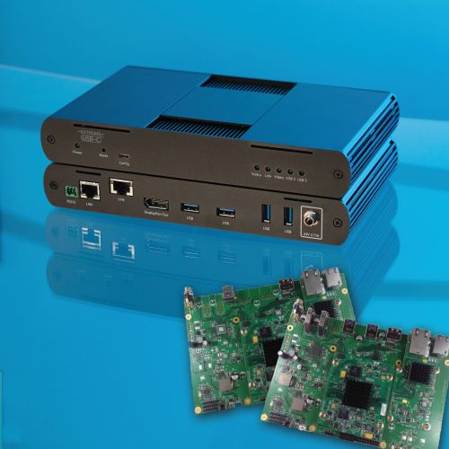 USB 3/2/1 + 4k DisplayPort bis 100m über ein einziges CAT-Kabel USB 3/2/1 + 4k DisplayPort bis 100m über ein einziges CAT-Kabel