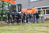 Spatenstich für Produktionserweiterung bei heimatec Spatenstich für Produktionserweiterung bei heimatec