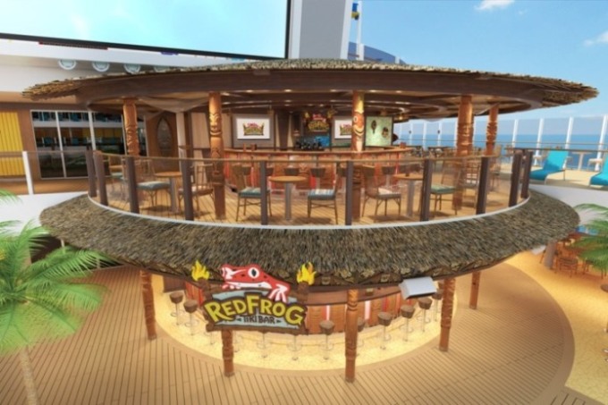 Die RedFrog Tiki Bar auf der neuen Mardi Gras