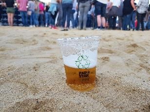 Dank Becher-Recycling von Papstar ein nachhaltiges Festival