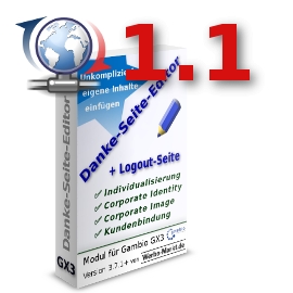 Update: Version 1.1 des Gambio-Moduls Danke-Seite-Editor Update: Version 1.1 des Gambio-Moduls Danke-Seite-Editor