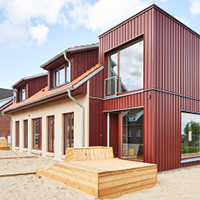 Ferienresort Bades Huk an der Ostsee: Das Musterhaus kann besichtigt werden.
