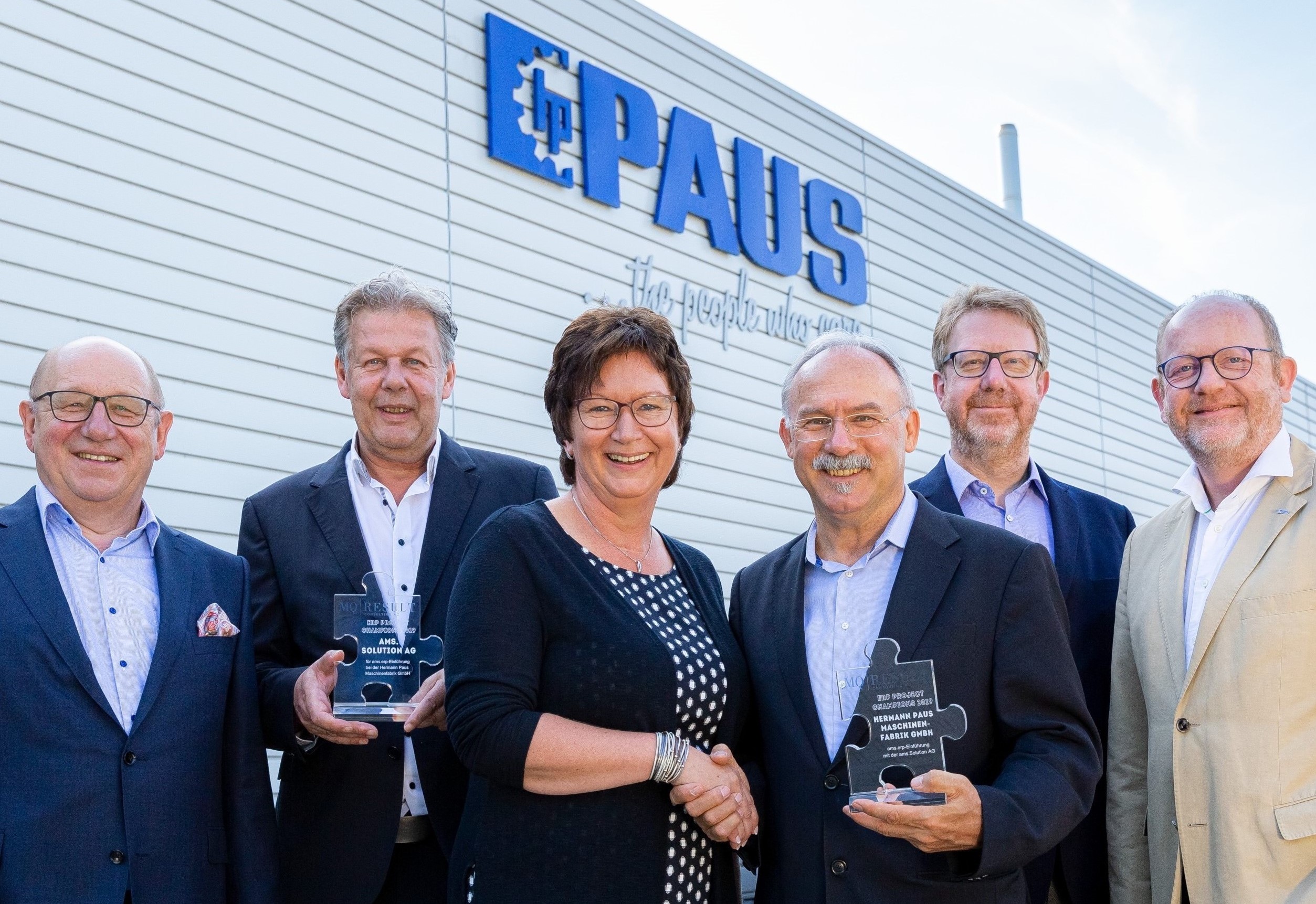 Verleihung ERP Project Champions Award 2019 (Bildquelle: Hermann Paus Maschinenfabrik)