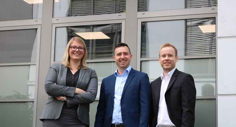 Franziska Kellner, Norman Philipp und Lars Herter (von links, Foto: Bonpago)