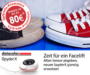Datacolor SpyderX Upgrade-Angebote im teilnehmenden Fotofachhandel verfügbar Datacolor SpyderX Upgrade-Angebote im teilnehmenden Fotofachhandel verfügbar