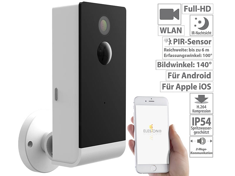 VisorTechÜberwachungs-Kamera Funk IPC-490 WLAN, IP-Kamera, www.pearl.de