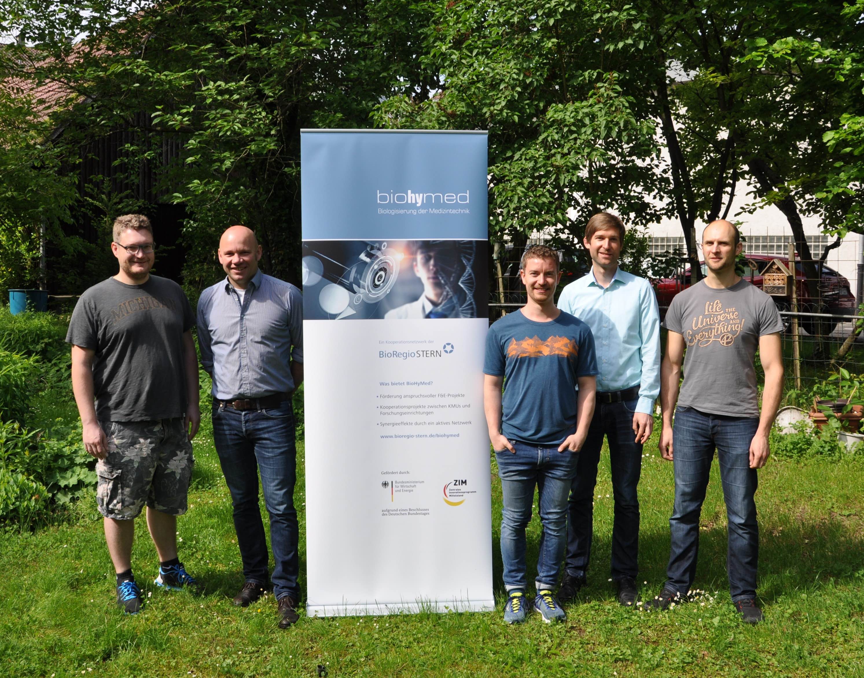 Kick-off-Meeting des biohymed-Projektes PantoGraph in Tübingen (Bildquelle: Zabel/BioRegio STERN) Kick-off-Meeting des biohymed-Projektes PantoGraph in Tübingen (Bildquelle: Zabel/BioRegio STERN)