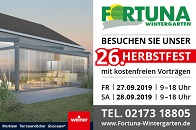 Fortuna Wintergarten Herbstfest 2019
