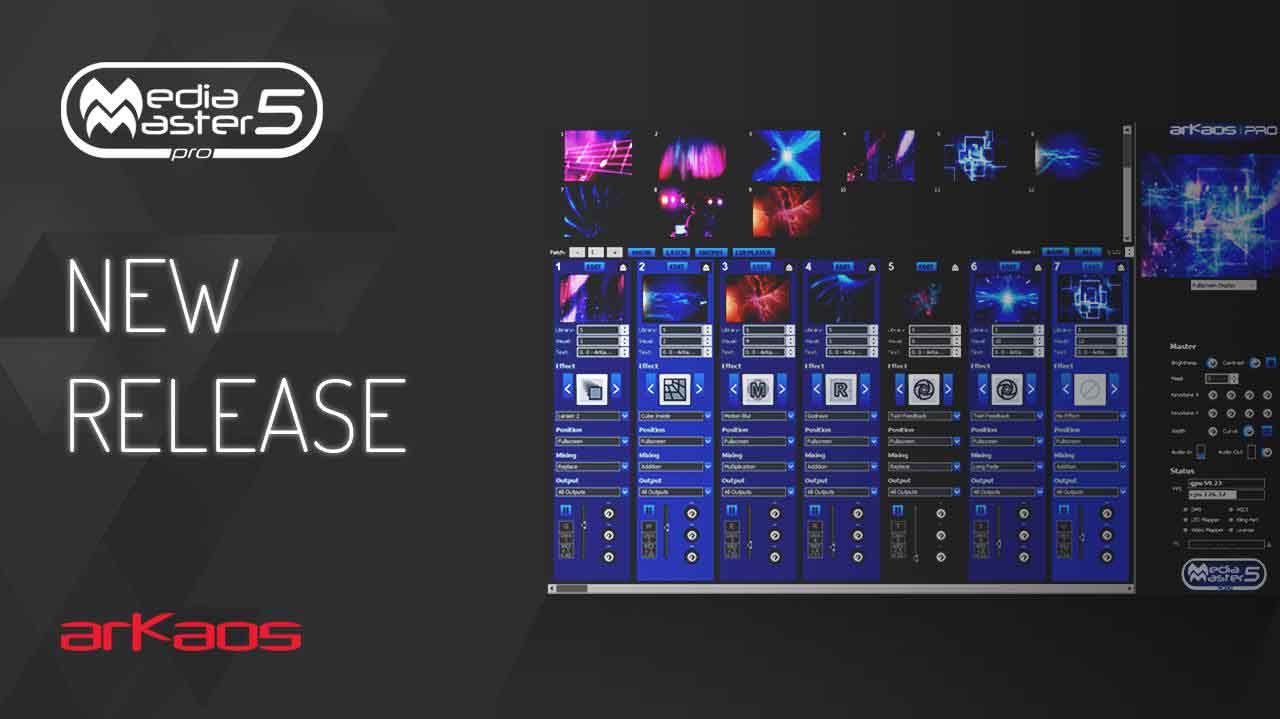MediaMaster Pro 5.5 (Foto: © ArKaos) MediaMaster Pro 5.5 (Foto: © ArKaos)