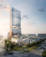 Radisson Blu Hotel im Porsche Design Tower Stuttgart 