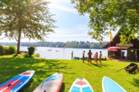 Campingplatz Pilsensee im Starnberger Fünfseenland.  Foto: Dominik Haf 