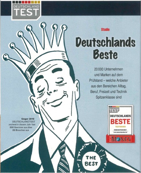 Die service94 GmbH wurde mit dem Titel"Deutschlands Beste" ausgezeichnet