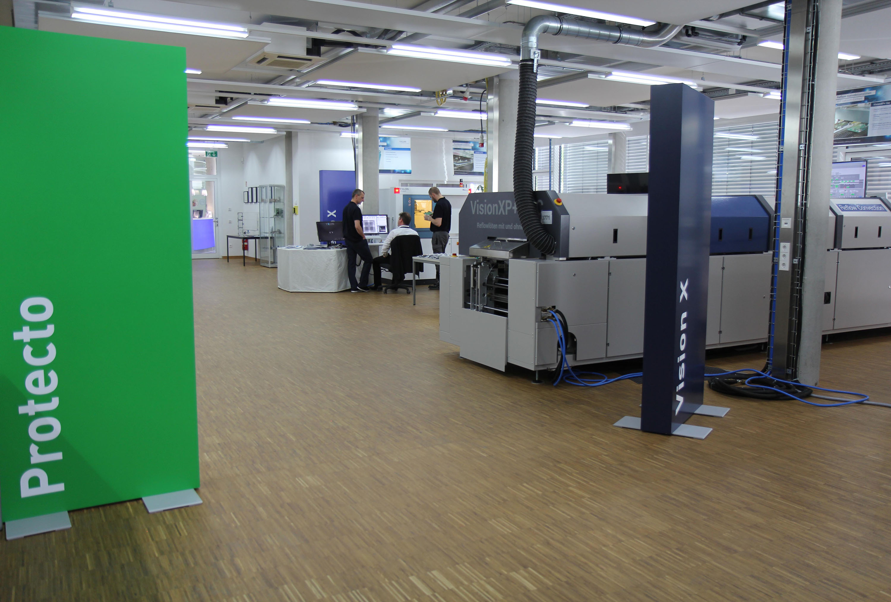 Blick ins Rehm-Technology-Center in Blaubeuren-Seißen