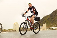 Markus Glockner beim Mountainbiken (Hotel Gutjahr)