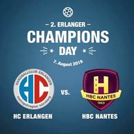 (Grafik, HC Erlangen) - HC Erlangen begrüßt den Champions-Ligisten HBC Nantes