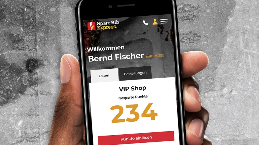 Die neue Spare Rib Express Bestell-App bietet Kunden noch mehr Bestellkomfort
