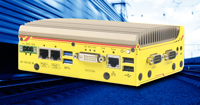Lüfterloser Fahrzeug-PC POC-351VTC mit 3 x GbE und optionalen Funkmodulen