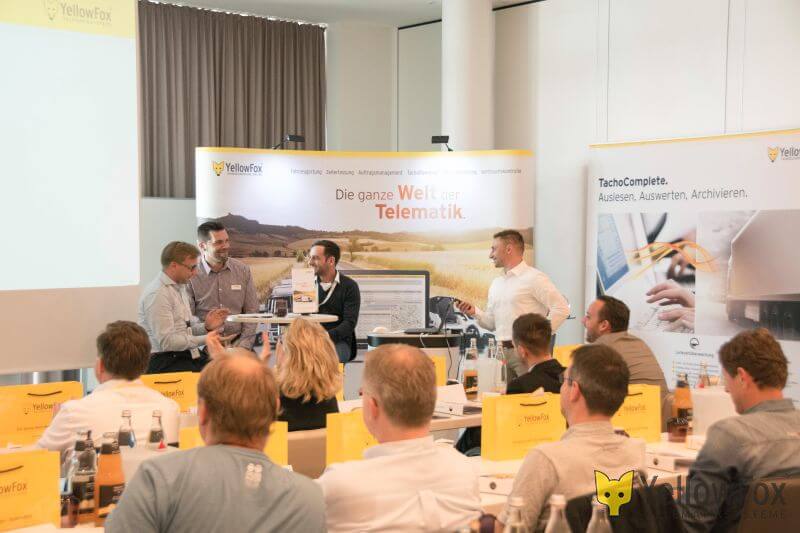 YellowFox veranstaltet regelmäßig umfassende Roadshows zu den eigenen Lösungen. Bild: YellowFox