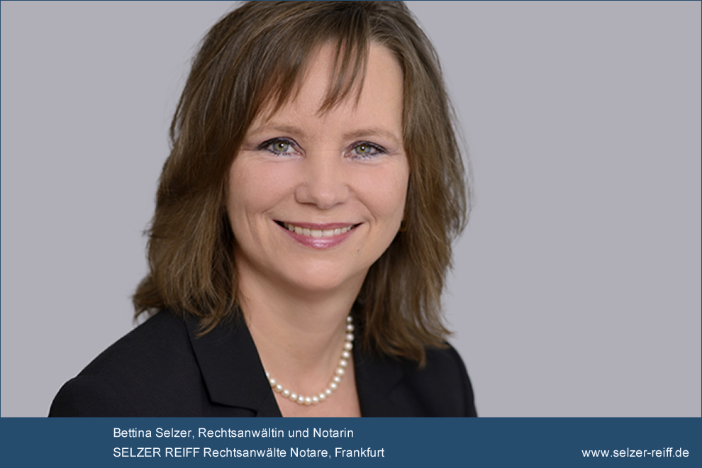 Bettina Selzer, Notarin in Frankfurt, gibt Informationen zur Güterstandsschaukel
