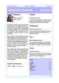 Newsletter SERVICE TRENDS 032019 Newsletter SERVICE TRENDS 032019