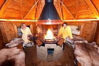 Saunahütte indoor (Hotel Alpina) Saunahütte indoor (Hotel Alpina)