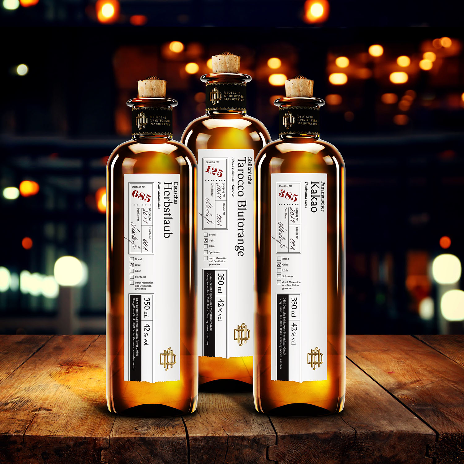 Herbstlaub, Blutorange& Kakao (42 % vol)