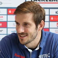 (Jocki_Foto, Erlangen): Michael Haaß - HCE-Kapitän und Weltmeister von 2007 - freut sich auf Lemgo (Jocki_Foto, Erlangen): Michael Haaß - HCE-Kapitän und Weltmeister von 2007 - freut sich auf Lemgo