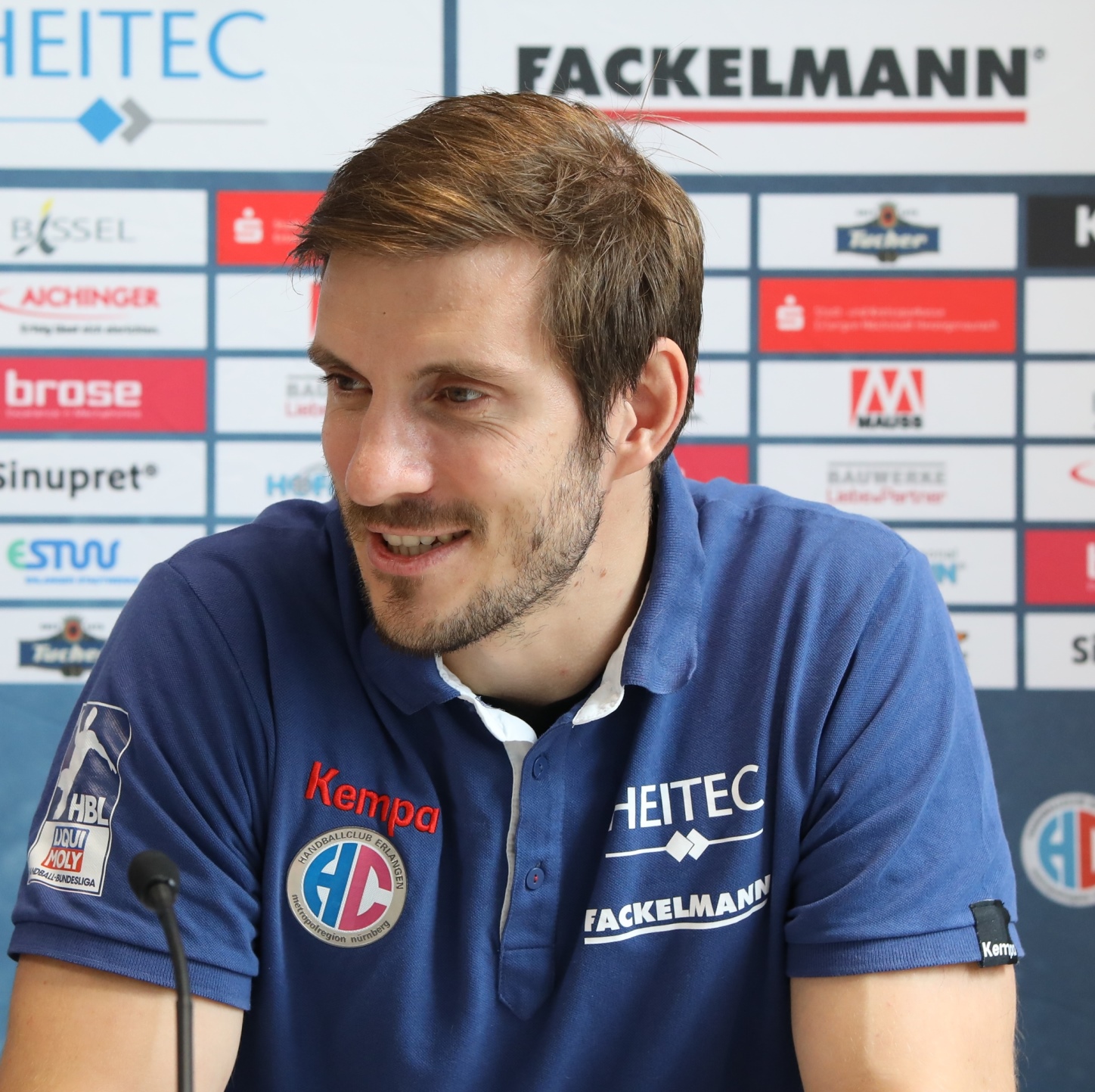 (Jocki_Foto, Erlangen): Michael Haaß- HCE-Kapitän und Weltmeister von 2007 - freut sich auf Lemgo (Jocki_Foto, Erlangen): Michael Haaß- HCE-Kapitän und Weltmeister von 2007 - freut sich auf Lemgo